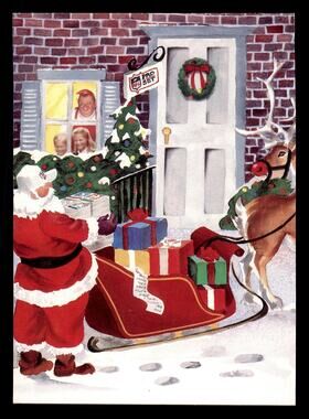 1991 Pro Set Spanish #E5 Felicidades Santa Claus Trading Card